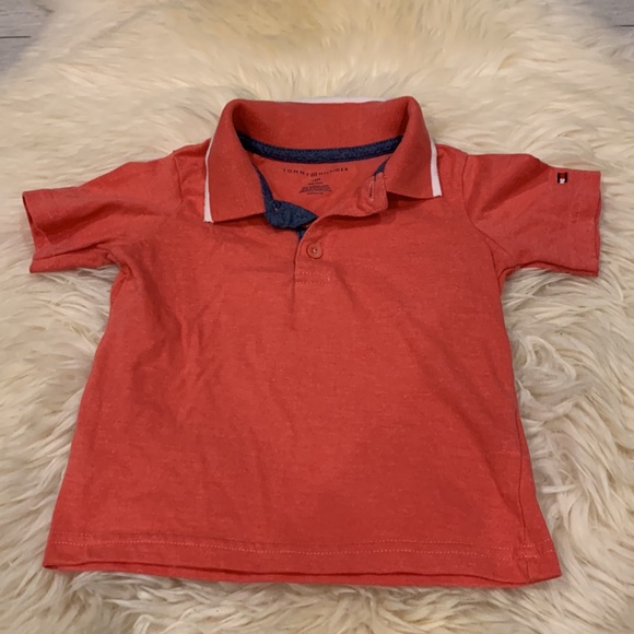 Tommy Hilfiger & First Impressions White/Pink 3 Button Polo Shirts size 12-18M - Picture 5 of 9